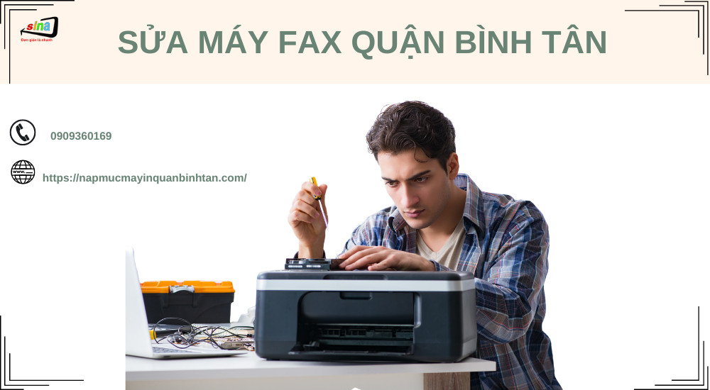 Sửa máy fax quận Bình Tân